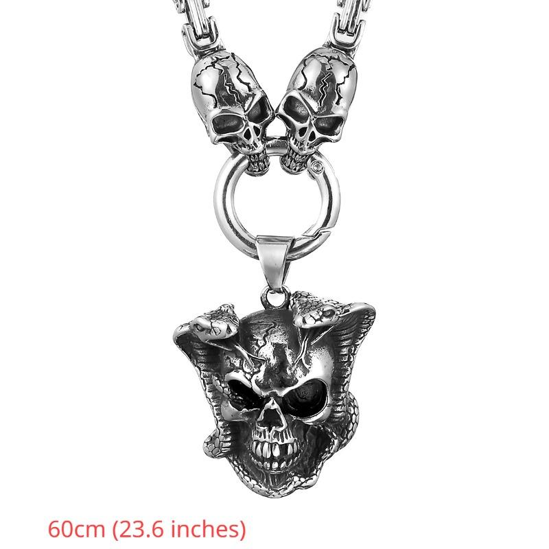 1 шт. Мужские ожерелья в стиле ретро в готическом стиле, подвески с черепами, призраки, велосипеды в стиле хип-хоп, ювелирные изделия в стиле панк, мужские ювелирные подарки, украшения для мужчин и женщин