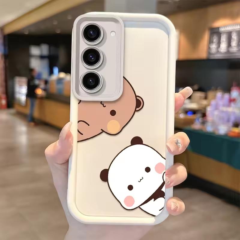 Милый чехол для пары BUBU DUDU для Samsung Galaxy Case S24 S23 S22 S21 Ultra Plus A55 A54 A53 A52 A35 A25 A15 A14 5G Телефон Y2k Обложка