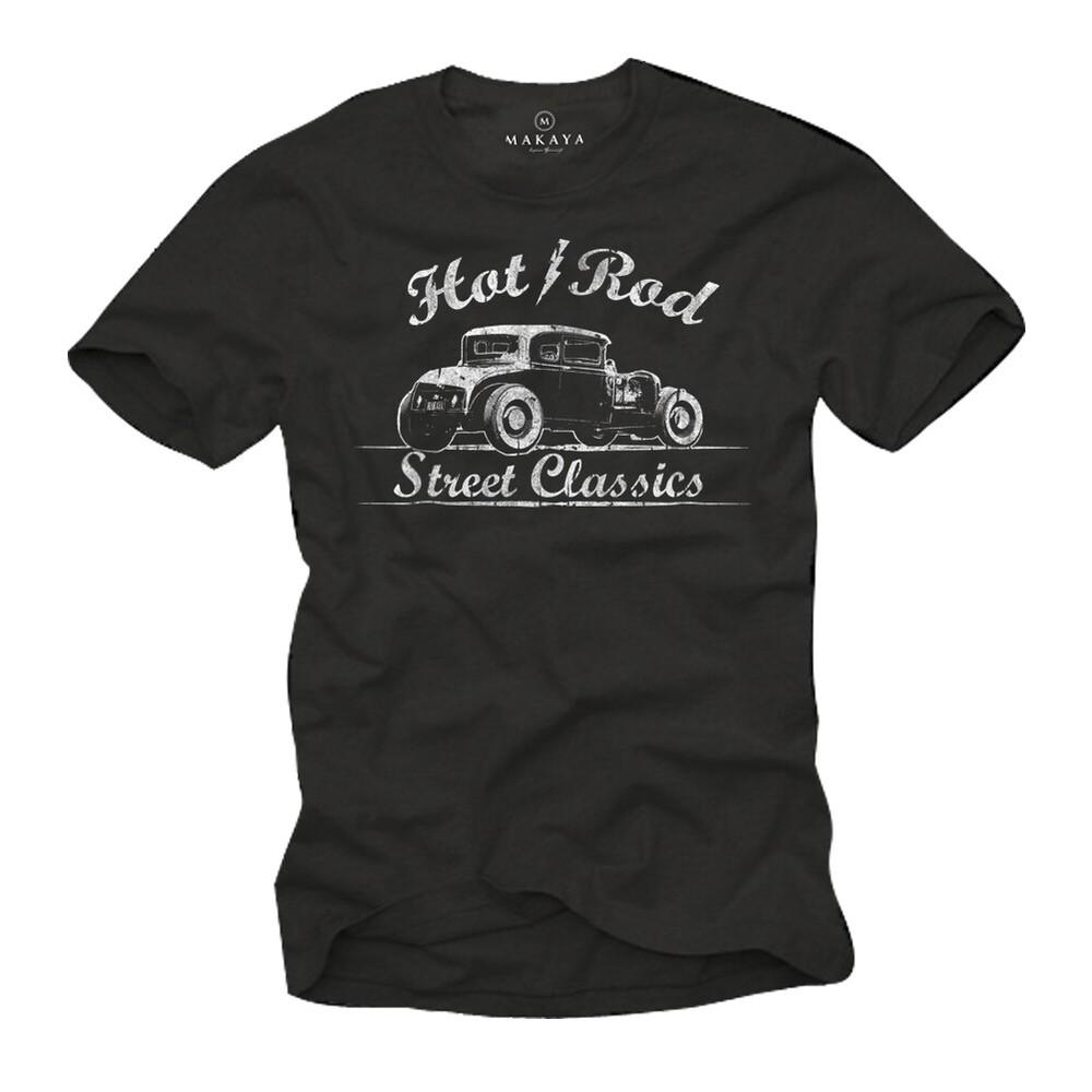 Old School Rockabilly Men#039;s Hot Rod TShirt Men#039;s US Muscle Car Shirt Unisex T-Shirt