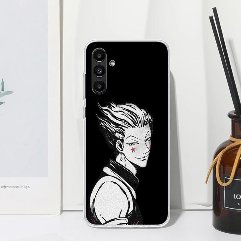 Black White Hunter HXH Phone Case For Samsung Galaxy A17 A37 A57 A16 A26 A36 A56 A15 A25 A35 A55 A14 A24 A34 A54 A13 A23 A33 A53