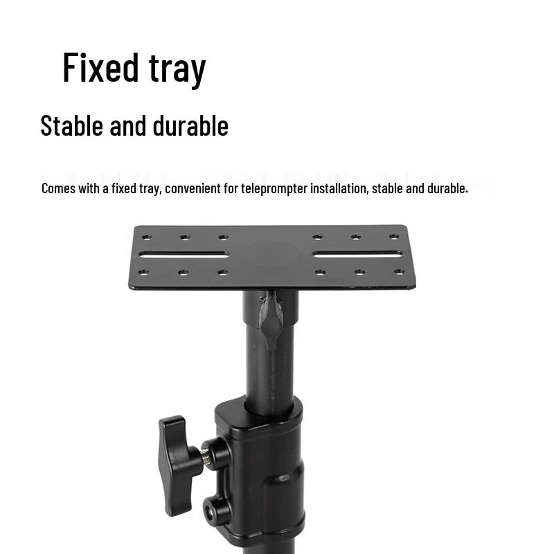 8AMBITFUL Wheeled Light Stand for Live Streaming, Online Classes, and Video Recording with T22 Teleprompter