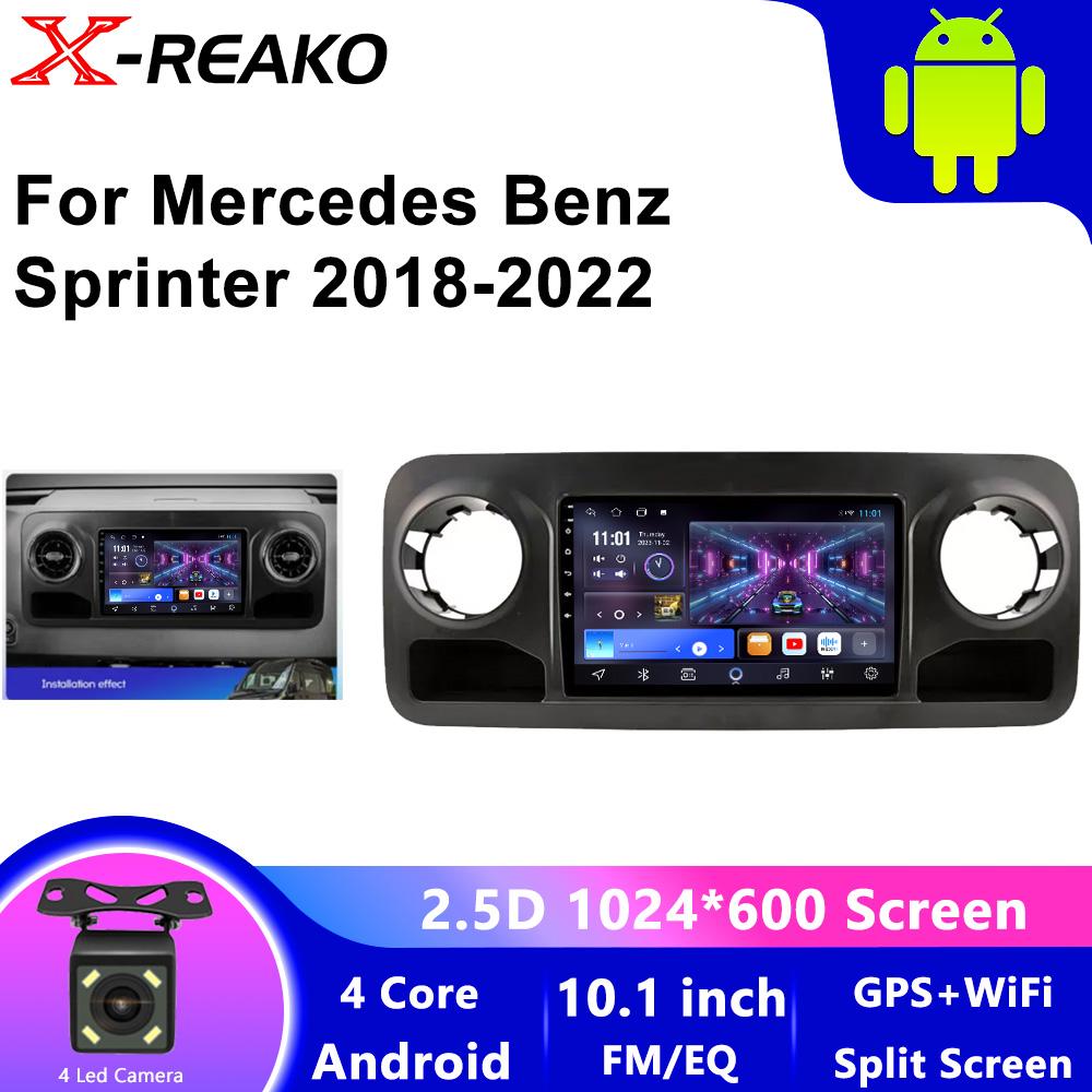 Android 13 для Mercedes Benz Sprinter 2018-2022 GPS беспроводной Bluetooth Apple Carplay мультимедиа автомобильное радио сенсорный экран стерео