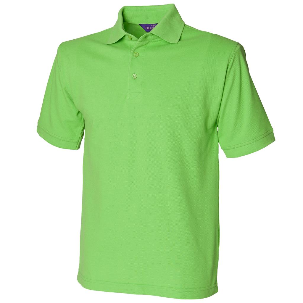 Henbury Mens Short Sleeved 65/35 Pique Polo Shirt