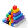 Creative Interlocking Building Blocks - Educational Math Cubes for Early Learning