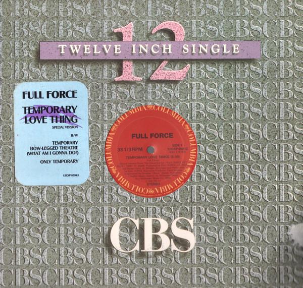 12-дюймовая пластинка FULL FORCE Full Force Get Busy 1 раз 12CXP05912 Columbia 1986 Канада Soul Funk Б/у