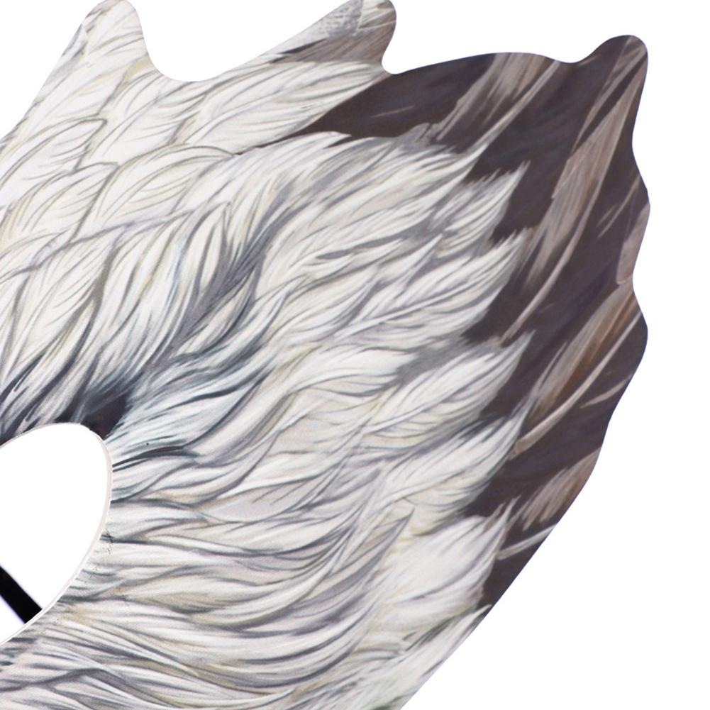 Косплей Маска на лицо Орла ПУ ЭВА Белая Костюм Маска на лицо Орла Легкая для Праздничной Тематической Вечеринки