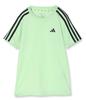 Детская футболка с коротким рукавом Train Essentials Aero Lady 3 Stripes стандартного кроя ECL97 полузеленая J150 Футболка Футболка Spark/Carbon (IR7537)