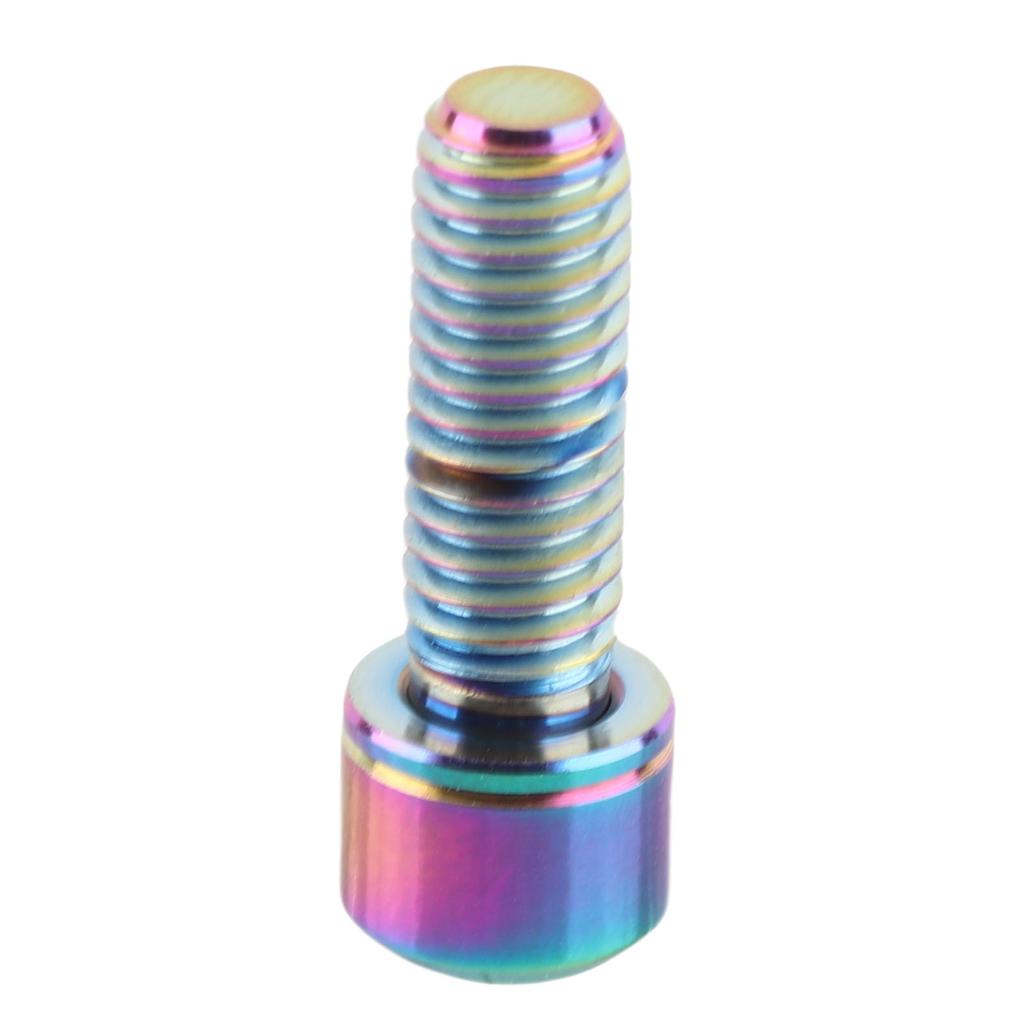 Alloy Tapered Screw With Washer For Mountain Bike(colorfulCelsiusM6x16)