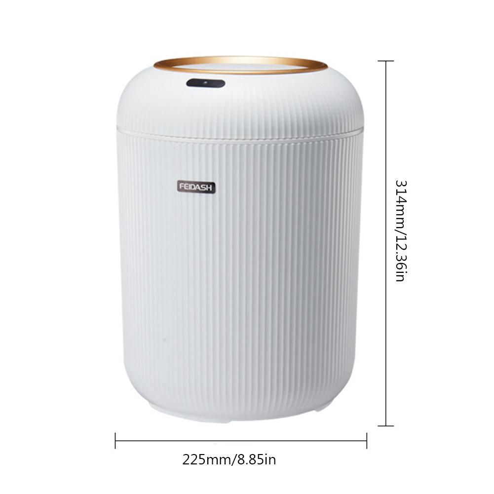 7/9.5/10/12л мусорное ведро с крышкой автоматический датчик кухонное мусорное ведро с подножкой мини-корзина для кухни/спальни/гостиной/офиса