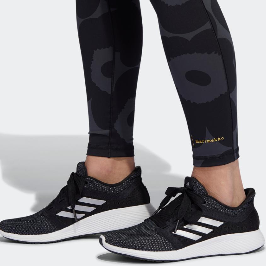 Adidas Marimekko Print Fitness Training Длинные брюки женские плавки черные HA3377