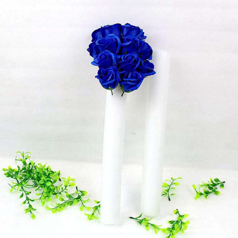 1 шт., сделай сам, пенопластовая полоска, основа для свадебной цветочной композиции, цилиндрическая белая палочка, сплошная занавеска, цветочная губка, реквизит для вечеринок