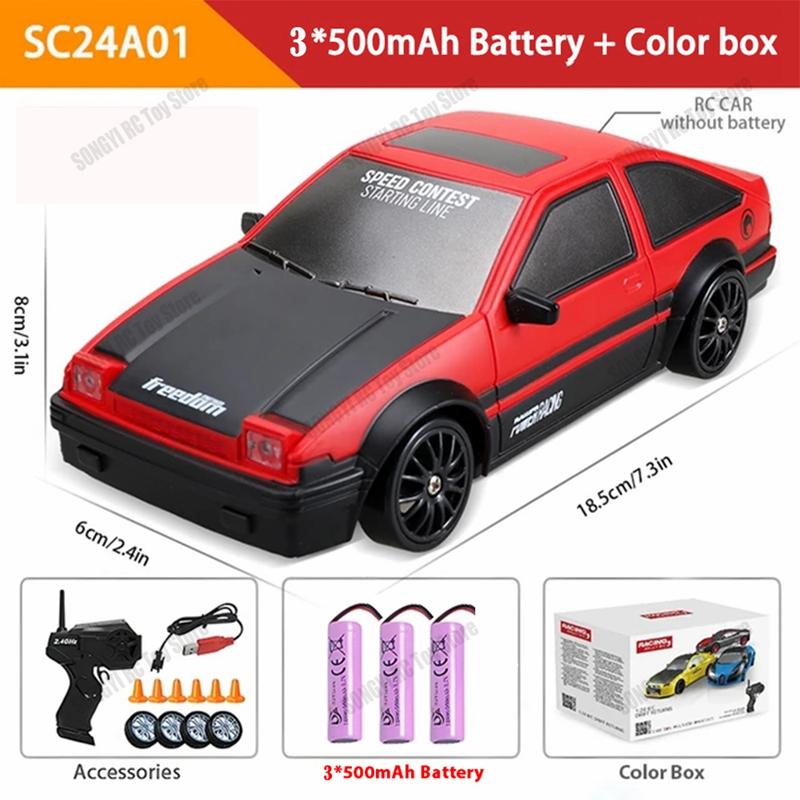 ndzsh1 4WD RC Car Remote Control Cars 2.4G Radio High Speed Drift Racing High Speed Truck RTR Vehicle Toy RC Racing Model Toy for Boys