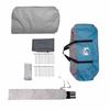 6 Person Tunnel Tent Blue and Grey 700 x 590 x 215 cm