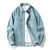 Jacket Men's Work Shirt Men's Long-sleeved Spring and Autumn New Loose Trendy Casual Shirt Jacket