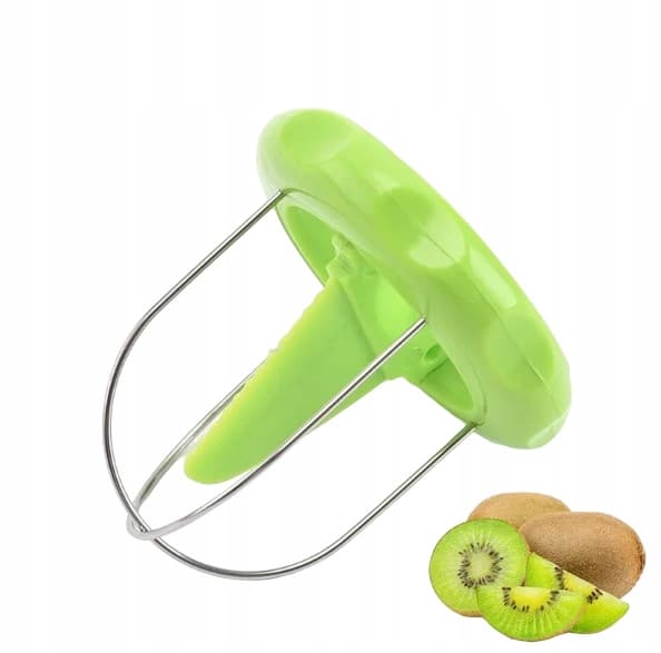 Kiwi slicer tool stainless steel for cutting and peeling