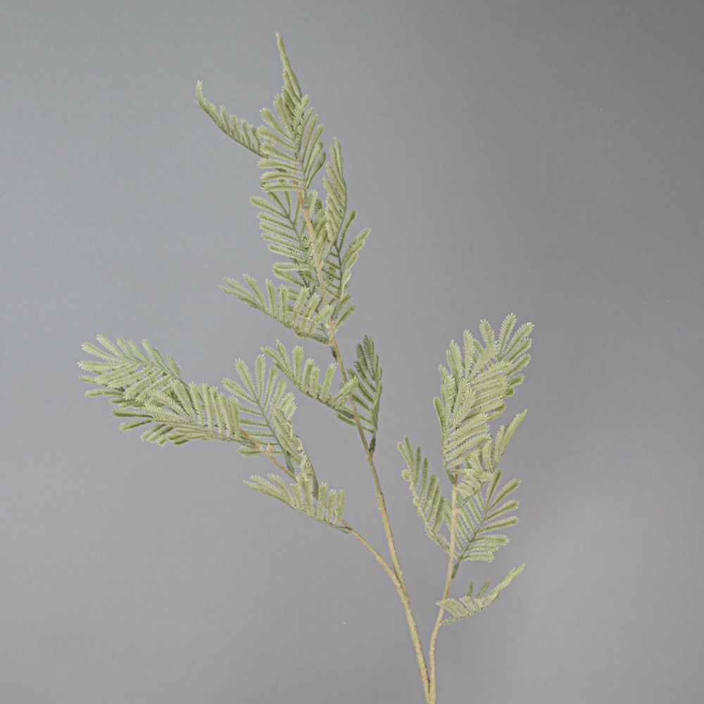 75cm Artificial Mimosa Branch Elegant Fake Flower Simulation Mimosa Plant  Birthday Party