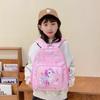 Adorable Nylon Unicorn Print Kids Backpack For School With Cute Cartoon Design In Pink And Blue