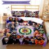 3pcs Omega Psi Phi pattern bedding set duvet cover set includes duvet cover &pillowcases, perfect all season bedroom decoration & gift