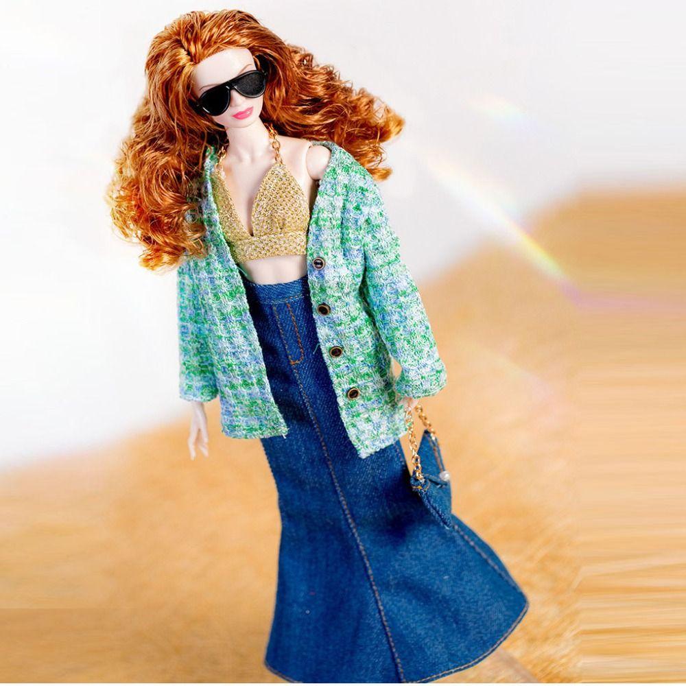 DIY Toys Winter Wear Sweaters Handmade Elegant Coat Fashion Casual Wearing Shirt  For 29~32cm Doll