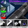 365nm UV Flashlight Ultra Violet BlackLight Banknote Jade Money Inspection Torch Curing Colloidal Pet Moss Cat Stains Detector