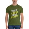 Yippie Kayak Other Buckets Essential TShirt mens cotton t shirts  crew neck  t shirt mens workout shirts
