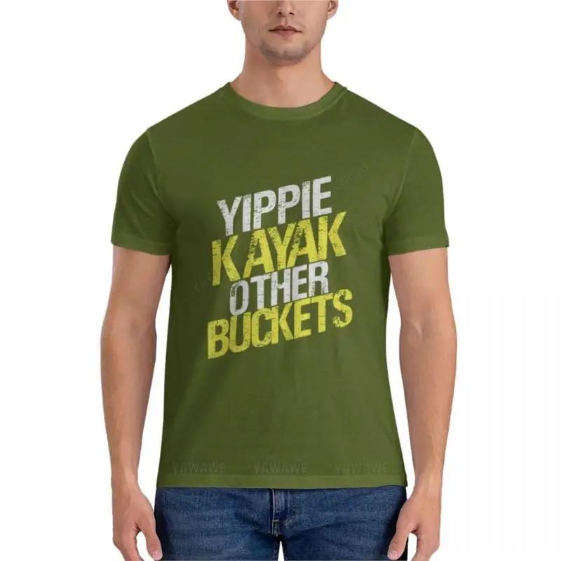Yippie Kayak Other Buckets Essential TShirt mens cotton t shirts crew neck t shirt mens workout shirts