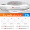 8pcs For KIA Selto Sportage Rio Ceed Picanto K5 K9 Sorento Car Door Bowl Handle Protector Stickers Transparent Anti-scratch Film CZ3