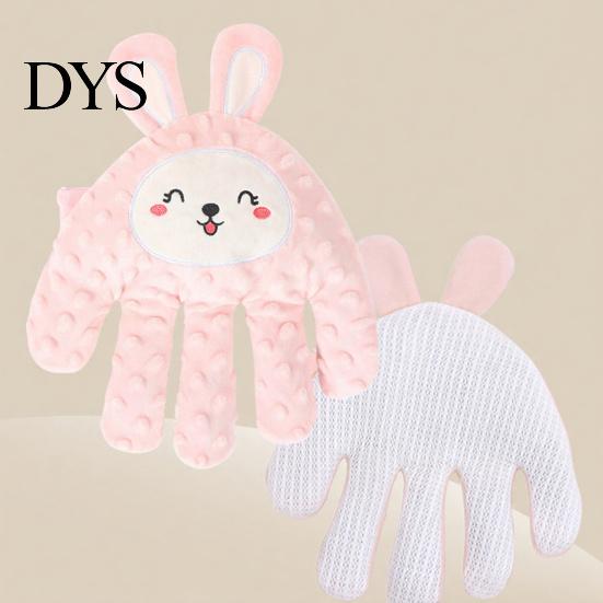 Baby Patting Glove Comforting Palm with Automatic Vibration & Remote Control Mesh Back Mitten Cute Panda Design Device for Babies And Infants