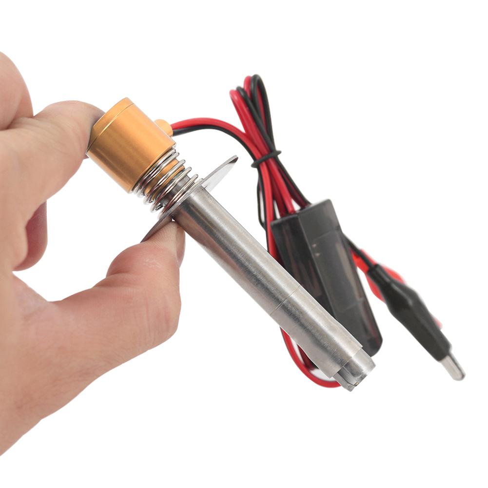Wide Voltage 6V-24V Glow Plug Starter, Quick Ignition Electronic Igniter for 1/8 1/10 HSP Nitro RC Car, Upgraded Lighter