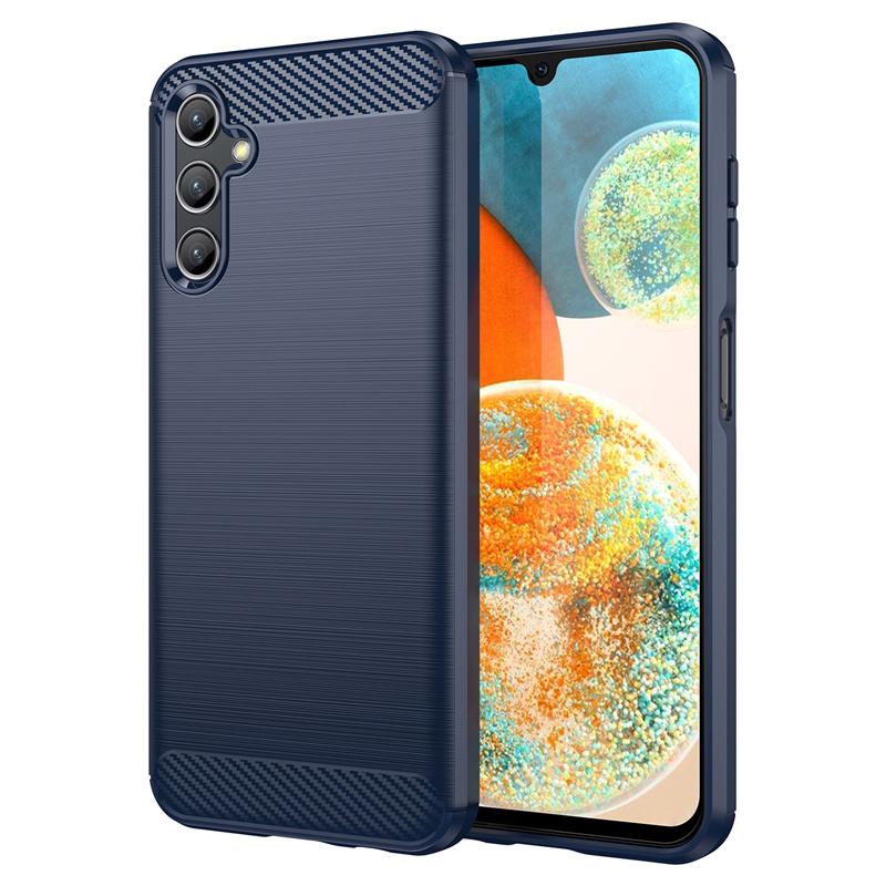 Для Samsung Galaxy A14 Чехол для Samsung Galaxy A14 4G 5G Чехол 6,7 дюйма из углеродного волокна Противоударный силиконовый бампер для A14 4G 5G