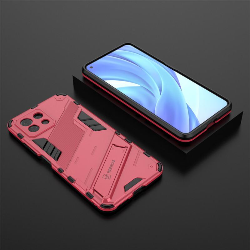 For Xiaomi Mi 11 Lite Case Magnetic Armor PC Shockproof Bumper Cover For Xiaomi 11 Ultra 11i Mi11 Pro Kickstand Protective Cases
