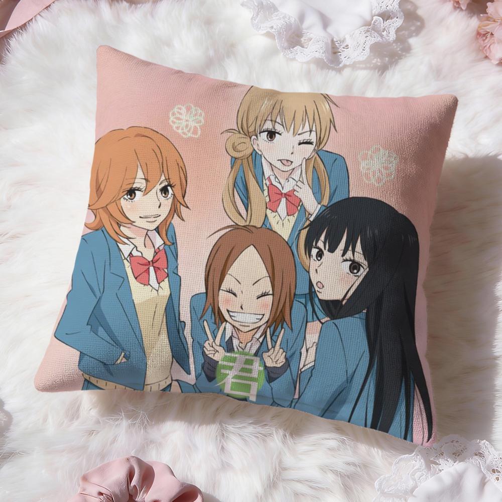 Kimi Ni T-Todoke Аниме Наволочка Премиум Комфорт Двусторонняя Наволочка для Подушки - Дизайн «Два в Одном» для Любой Комнаты и Салона Автомобиля