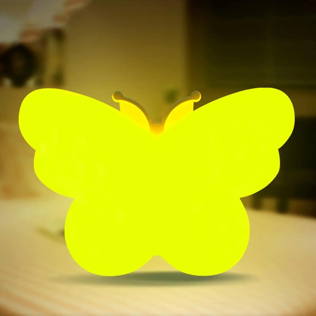 Butterfly LED Night Light US Plug in Smart Sensor For Room Decor Bedroom Kitchen Stairway Aisle Lighting Hallway Night Light