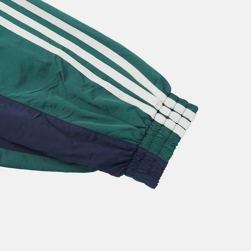 adidas Мужская тканая куртка с капюшоном в стиле колор-блок