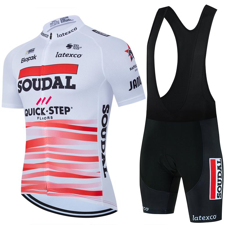 2025 SOUDAL Quick Step Велосипедные комплекты одежды Велосипедная одежда для MTB С короткими рукавами Велосипедная одежда Ropa Ciclismo Hombre Maillot