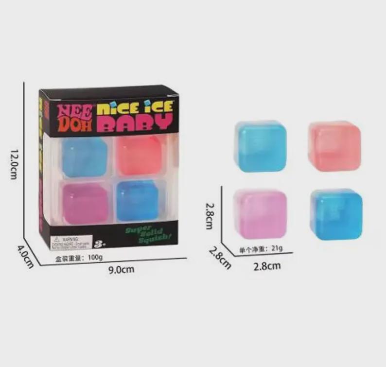 Schylling Needoh Nice Cube Сенсорная Сквиши Игрушка для Снятия Стресса Фиджет Игрушка Против Тревоги Сжимаемая Игрушка Для Детей Взрослых Игрушка для Концентрации