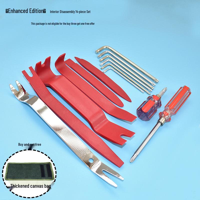 Набор инструментов для снятия обшивки и рычаг для салона автомобиля из нержавеющей стали