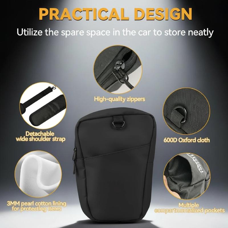 Для Subaru Forester SK -2024 Органайзер для хранения в багажнике с множеством карманов Сумка для снаряжения для кемпинга в машине Рюкзак-органайзер для багажника внедорожника и держатель для ниш