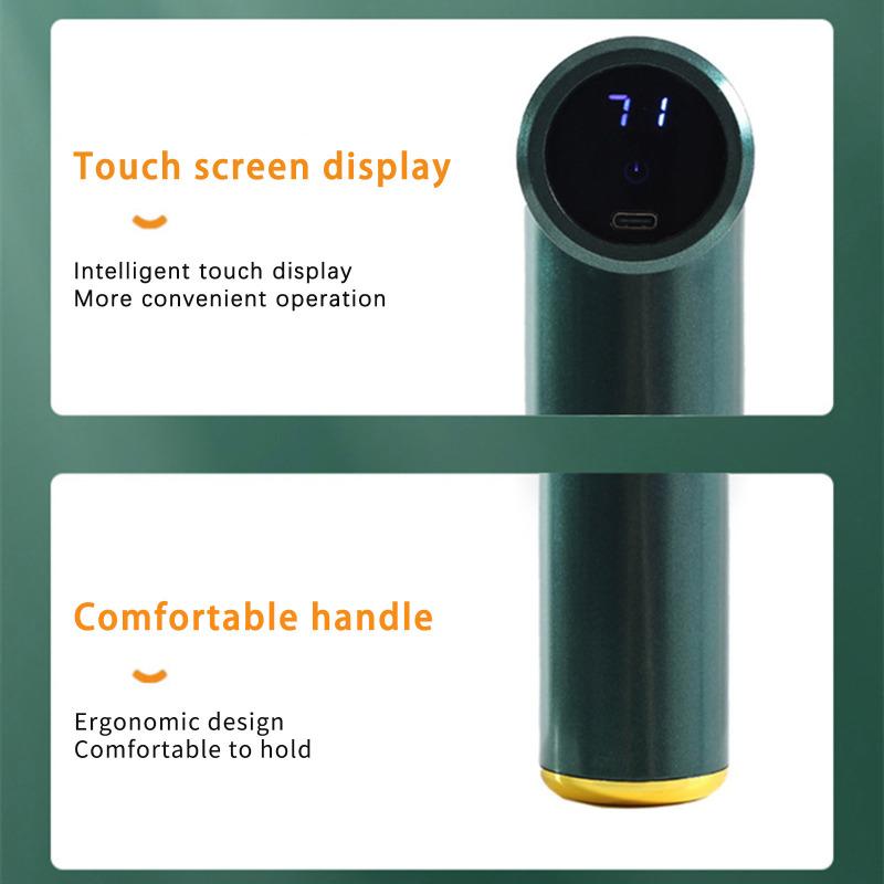 Мини-массажный пистолет BOLU 4-в-1, 6-скоростной фитнес-релаксационный массажер для мышц тела, плеч, спины