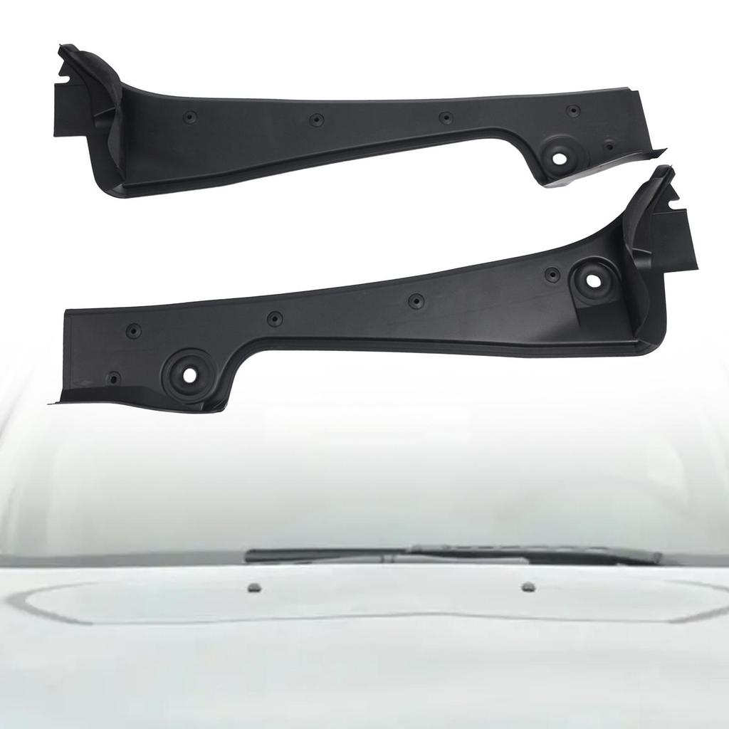 2Pcs 51717027083 Wear Resistant Front Windshield Wiper Side Cowl Cover Trims Fenders LH and Rh for BMW 5' E61 Lci 2005-2010
