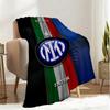 Inter Milan Crest Blanket Lightweight Ideal Bedding Blanket Perfect for Travel, Camping, Living Rooms, Offices, Sofas, Fan Christmas gift