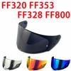 Ветровые щитки для FF320 Stream FF353 Rapid FF328 FF800 Shield Pin Мотошлем Замена Дополнительная линза Черный Иридиевый Серебристый