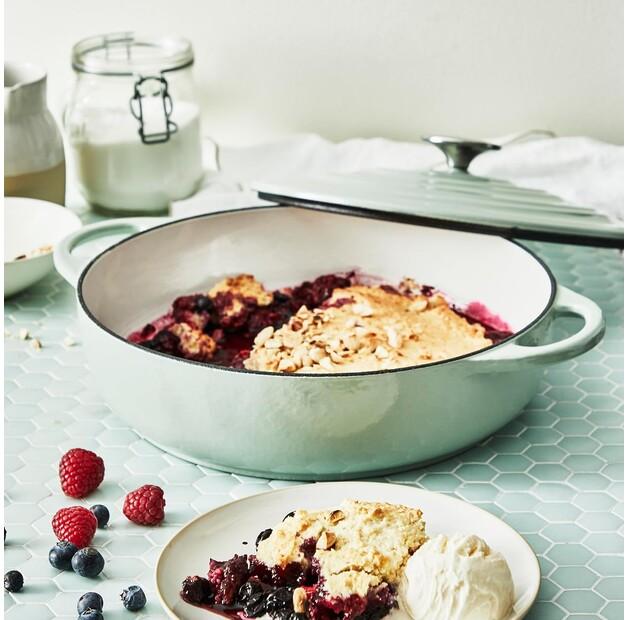 Cast Iron Casserole Tefal Lov, Round, 28 Cm, Light Green (E2587204)