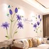 3D Butterfly Flower Colorful Wall Stickers Living Room Decor Bedroom Bathroom Bedside Wall Wallpaper Home Beautify Decoration