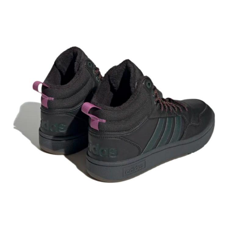 Кроссовки Hoops 3.0 Adidas Neo Mid Winter 'Black Shadow Green Gum' GZ6681