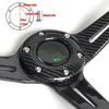 350mm Diameter Universal Racing Steering Wheel Anti Slip ABS Surfaces Ergonomic Contoured Suitable for Most Hub Adapters