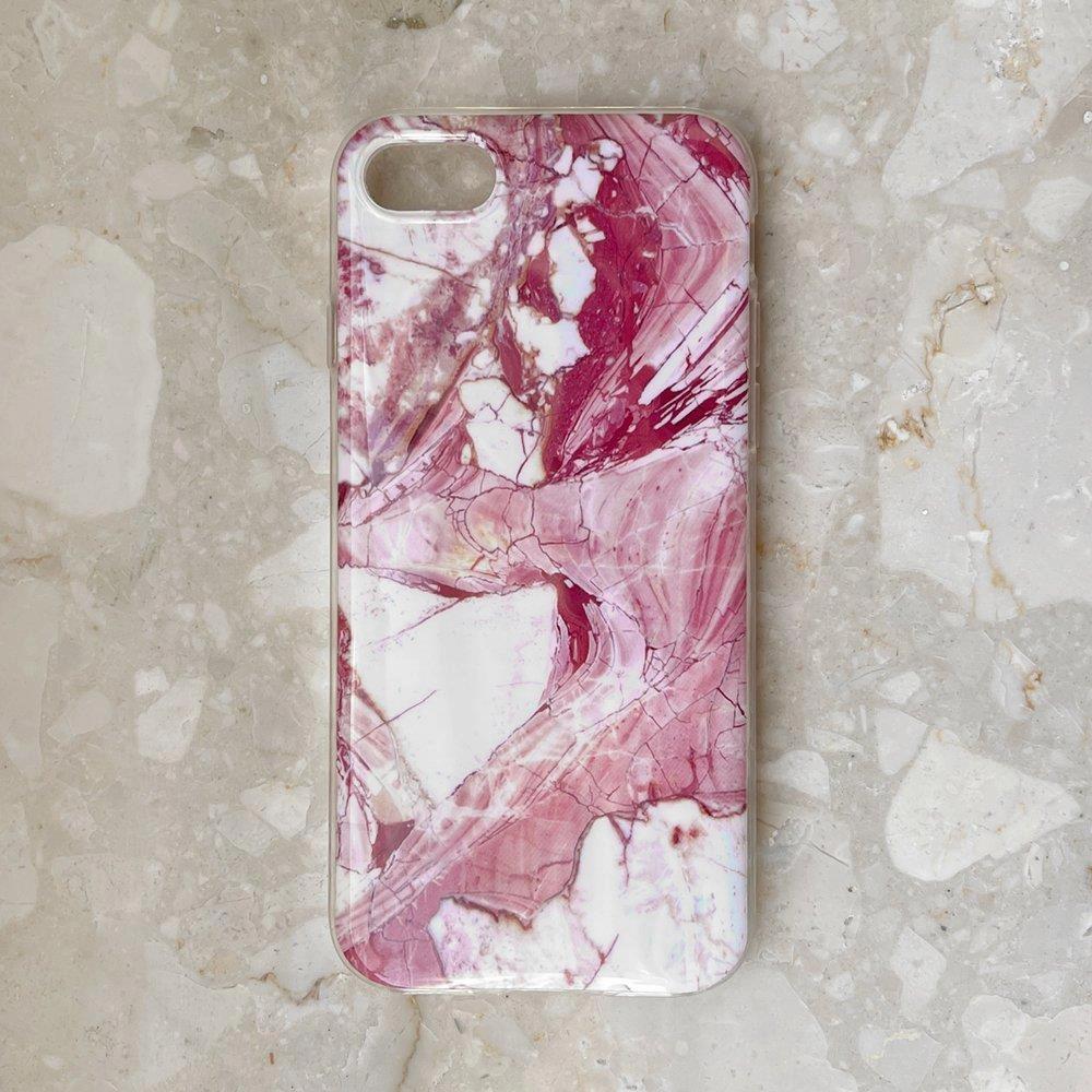 Wozinsky Marble Gel Case Marble Cover For Samsung Galaxy A02S Eu White