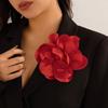 Yousheng Женская брошь-корсаж из ткани в форме цветка, противоскользящая, для костюма, воротника, шляпы, шарфа, украшения для платья, прищепка для выпускного бала, украшения для одежды