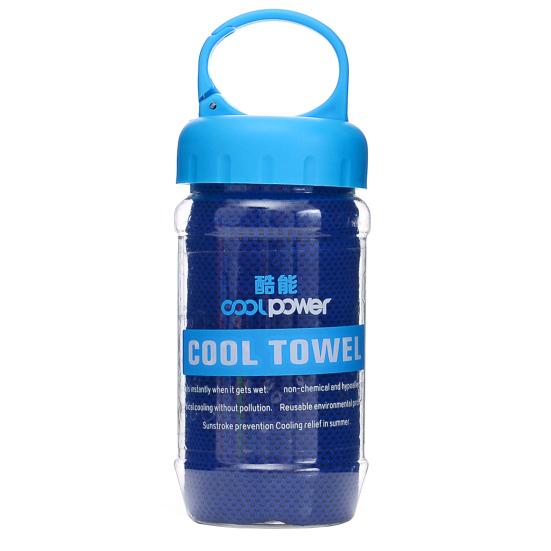 Сверхмягкое охлаждающее полотенце для любителей спорта - Быстросохнущее, Высокая воздухопроницаемость, Упаковано в бутылку для удобства