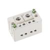 2 In 4 / 8 / 12/16 Out Single Phase Going Terminal Box ABS/Copper Splitter Circuit Junction Box White Wiring Terminal